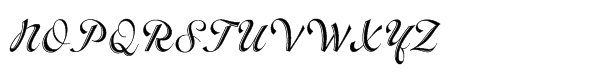 Inscription Std Font UPPERCASE
