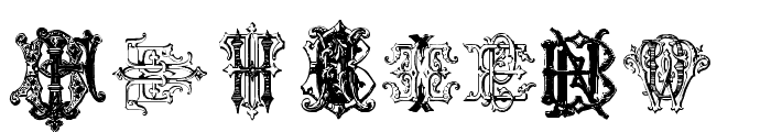 Intellecta Monograms Random Samples Four Font OTHER CHARS
