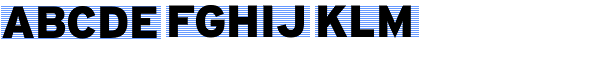 Interstate Black Font UPPERCASE