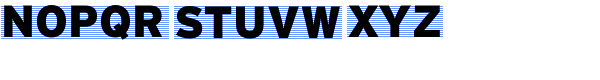 Interstate Black Font UPPERCASE