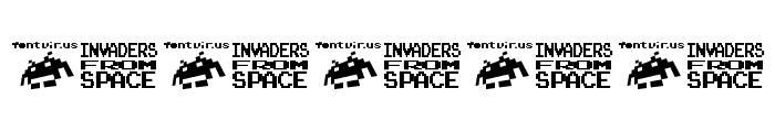 invanders from space Font OTHER CHARS