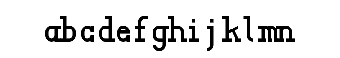Iont Slab Regular Font LOWERCASE