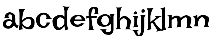 Irish Grover Font LOWERCASE