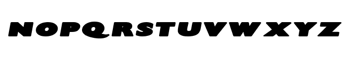 Irtusk Bold Italic Font UPPERCASE