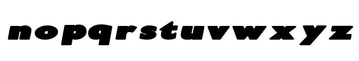 Irtusk Bold Italic Font LOWERCASE