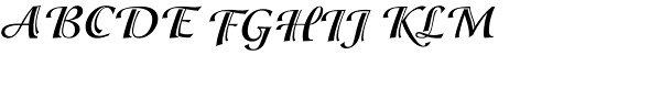 Isadora Std-Bold Font UPPERCASE