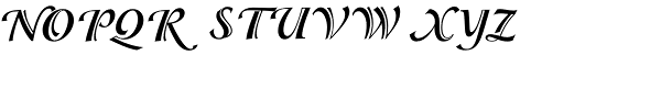 Isadora Std-Bold Font UPPERCASE
