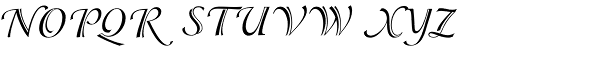 Isadora Std-Regular Font UPPERCASE