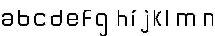 Isolinear Regular Font LOWERCASE