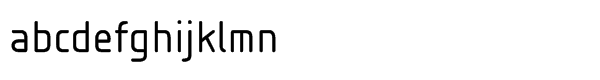 Isonorm™ Std (D) Font LOWERCASE