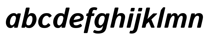 Istok Web Bold Italic Font LOWERCASE