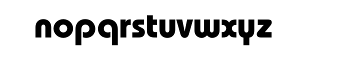 ITC Bauhaus Bold OT Font LOWERCASE