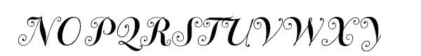 ITC Bodoni™ Seventy-Two Bold Italic Swash Font UPPERCASE