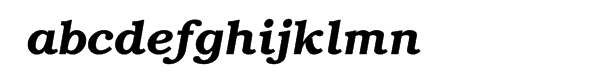 ITC Bookman® Demi Bold Italic Font LOWERCASE