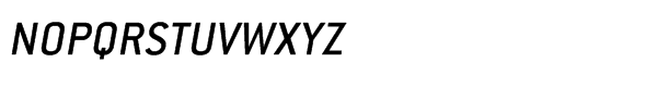 ITC Conduit Hellenic Std Medium Italic Font UPPERCASE