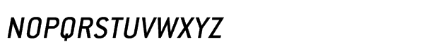 ITC Conduit® Std Medium Italic Font UPPERCASE