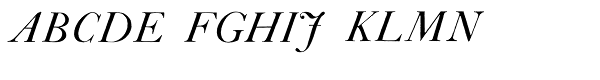 ITC Founder's Caslon Std 42 Italic Font UPPERCASE