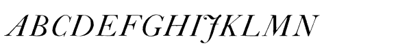 ITC Founder's Caslon™ Std 42 Italic Font UPPERCASE