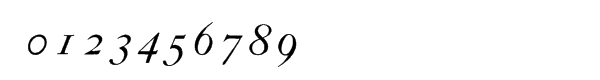 ITC Founder’s Caslon™ Thirty Italic Font OTHER CHARS