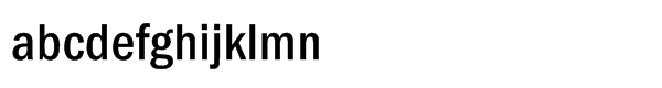 ITC Franklin Gothicâ„¢ Condensed MediumMultilingual Font LOWERCASE