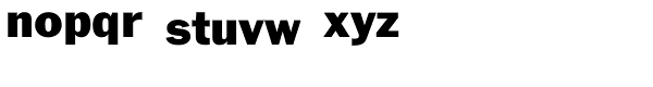 ITC Franklin Std Black Font LOWERCASE