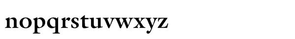 ITC Galliard® Std Bold Font LOWERCASE