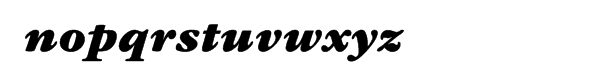 ITC Garamond® Ultra Italic Font LOWERCASE
