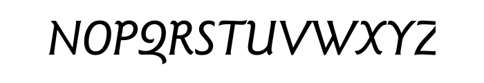 ITC Goudy Sans Std Medium Italic Font UPPERCASE