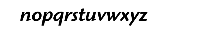 ITC Highlander Medium Italic OT Font LOWERCASE