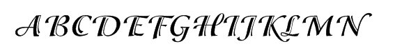 ITC Isadora™ Bold Font UPPERCASE