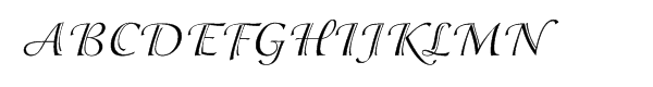 ITC Isadora™ Regular Font UPPERCASE