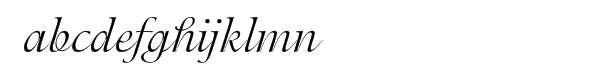 ITC Isadora™ Regular Font LOWERCASE