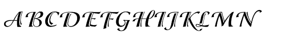 ITC Isadora® Std Bold Font UPPERCASE