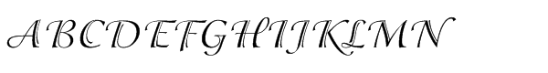 ITC Isadora® Std Regular Font UPPERCASE