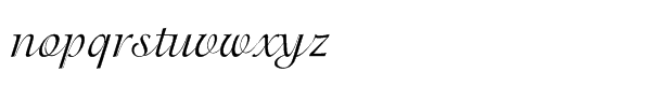 ITC Isadora® Std Regular Font LOWERCASE