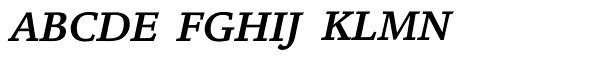 ITC Legacy Square Serif Std Bold Italic Font UPPERCASE