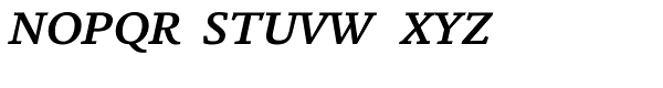 ITC Legacy Square Serif Std Bold Italic Font UPPERCASE