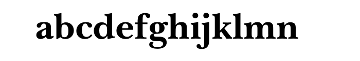 ITC New Baskerville Bold OT Font LOWERCASE