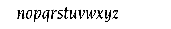 ITC Novarese Medium Italic OT Font LOWERCASE