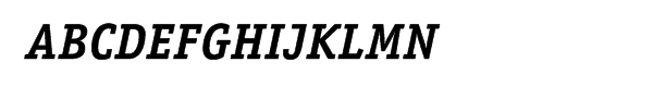 ITC Officina™ Serif Bold Italic Font UPPERCASE