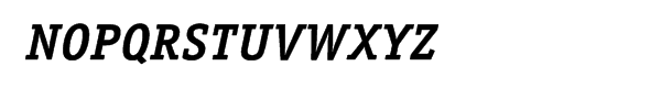 ITC Officina™ Serif Bold Italic Font UPPERCASE
