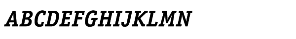 ITC Officina Serif Hellenic Std Bold Italic Font UPPERCASE