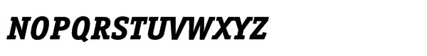 ITC Officina® Serif Std Extra Bold Italic Font UPPERCASE