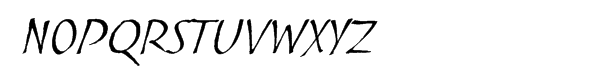 ITC Skylark™ Com Italic Font UPPERCASE