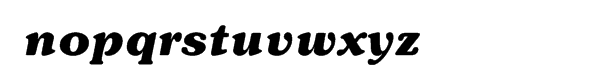 ITC Souvenir® Bold Italic Font LOWERCASE