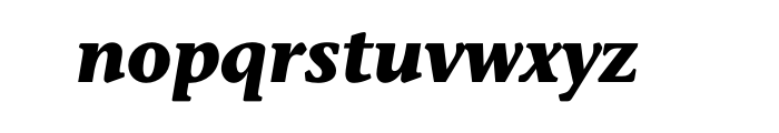 ITC Stone Informal Bold Italic OT Font LOWERCASE