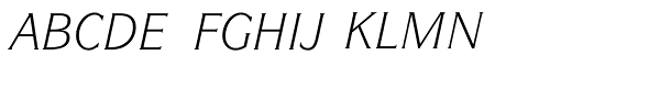 ITC Symbol Std Book Italic Font UPPERCASE
