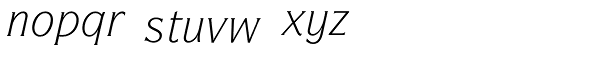 ITC Symbol Std Book Italic Font LOWERCASE