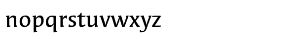 ITC Syndor™ Com Medium Regular Font LOWERCASE