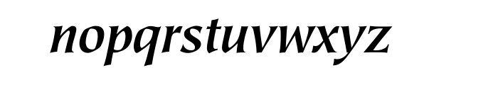 ITC Tiepolo Bold Italic OT Font LOWERCASE